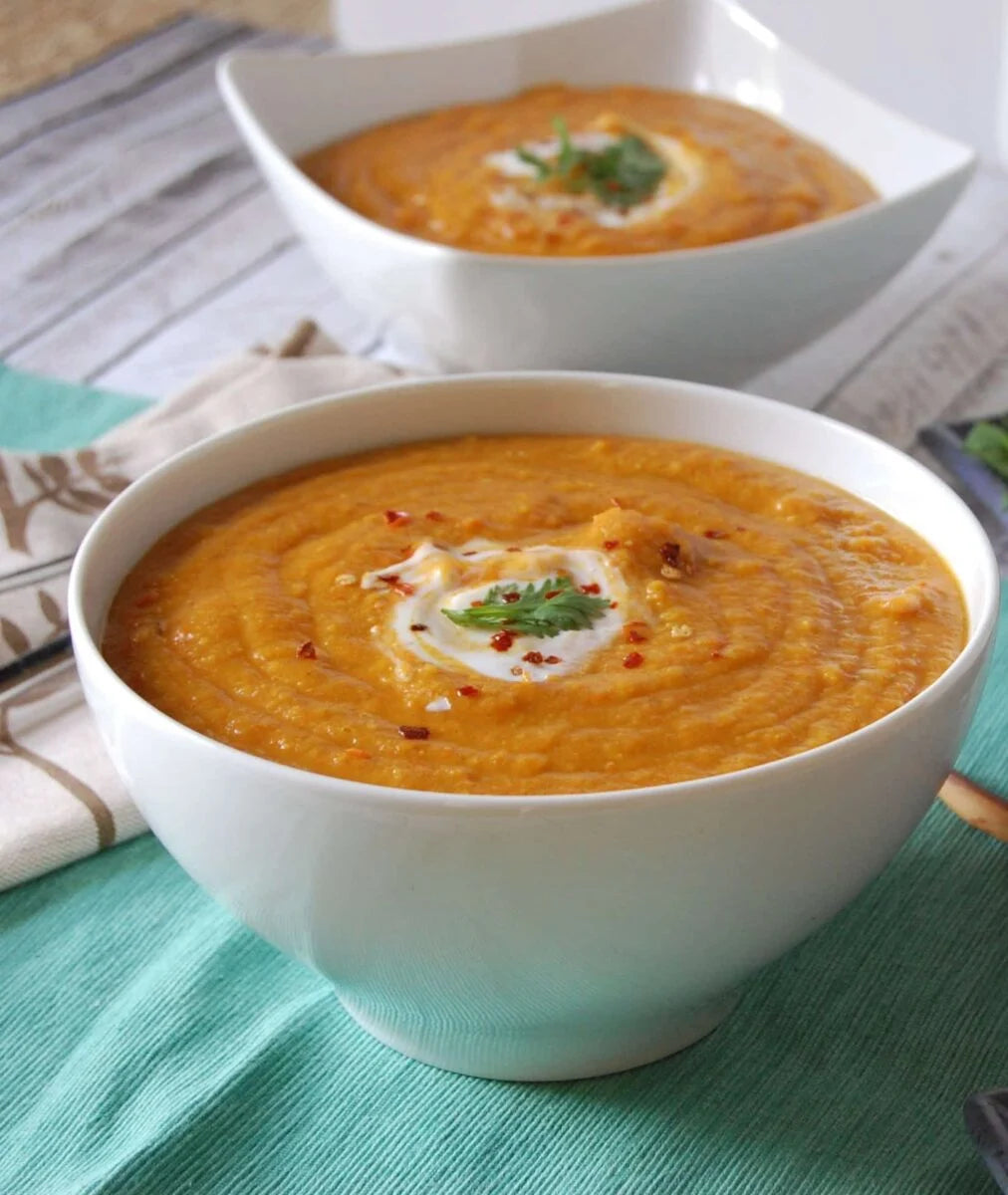 Soup - Carrot, Cumin & Red Lentil Soup (gf, vegan)