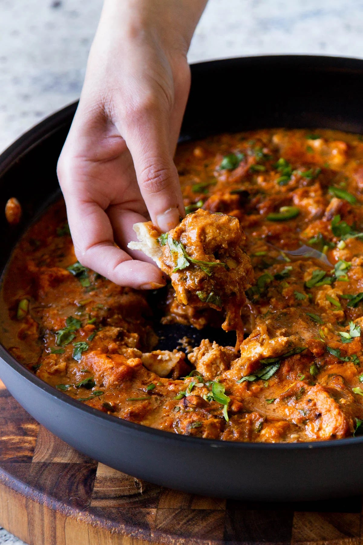 Curry - Hyderabadi Chicken Curry with Carrots – South Indian Spiced Curry (contains nuts) (gf, df)