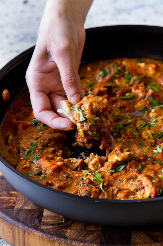 Curry - Hyderabadi Chicken Curry with Carrots – South Indian Spiced Curry (contains nuts) (gf, df)