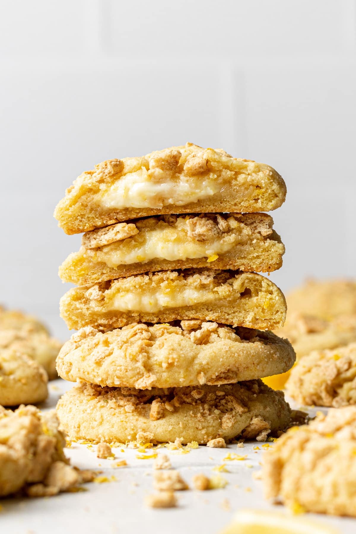 Sweet: Lemon Cheesecake New York Style Gooey Cookies (BEST SERVED WARM