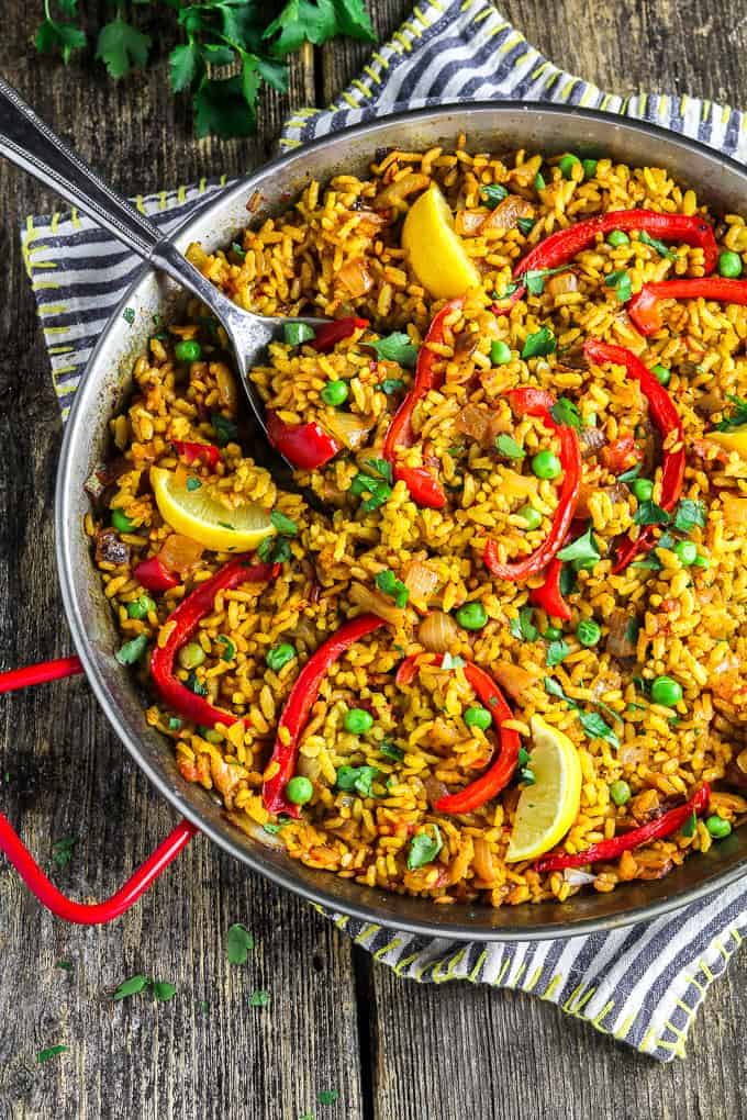 Main - Vegetarian Paella (gf, vegan)