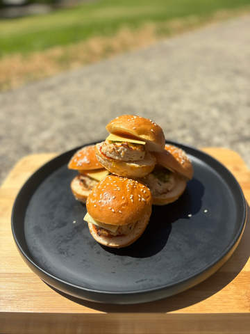 Frozen Cocktail Food: Burgers and Sliders