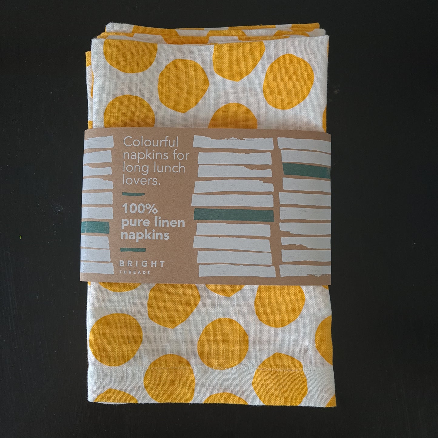 Homeware: Linen Napkins by Bright Threads