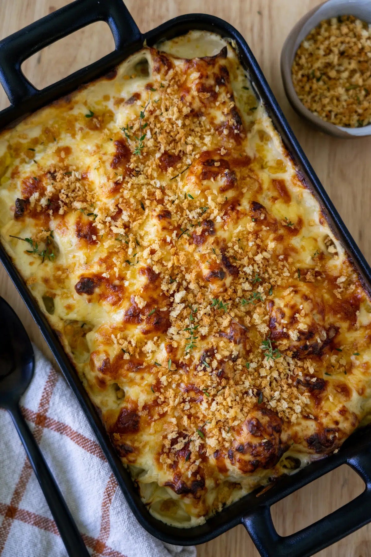 Christmas - Cheesy Cauliflower Bake (gf, veg)