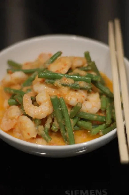 Curry: Choo Chee Prawn Curry with Green Beans (gf, df)