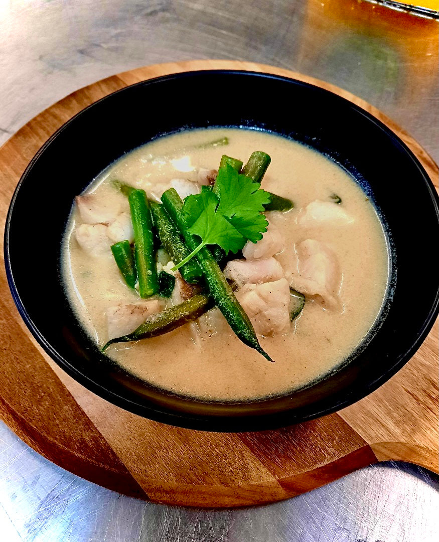 Curry: Choo Chee Barramundi with Beans (gf, df)