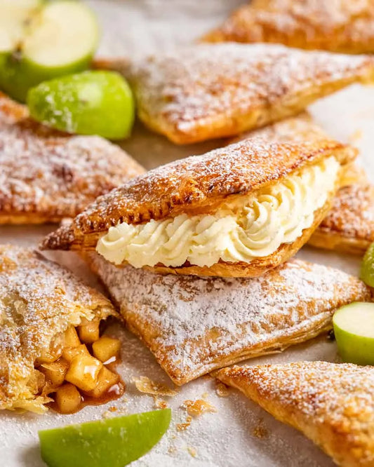 Sweet - Homemade Cream Filled Apple Turnover