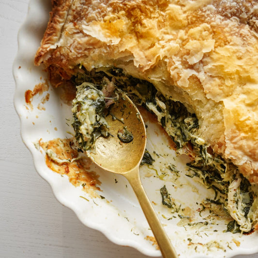 Savoury: Creamy Spinach, Feta & Chicken Pie