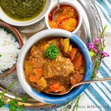 Curry: Lamb Korma with Roast Carrots (GF, DF)