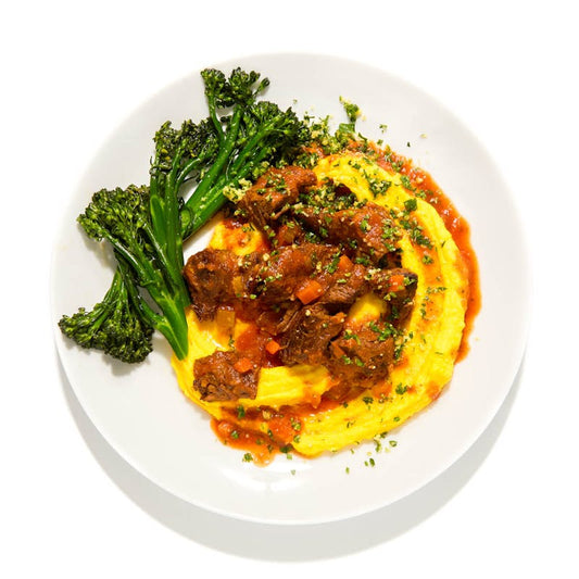 Main - Lamb Ragu with Mash Potato & Broccolini