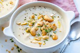 No Meat Soup - Cauliflower and Cashew Soup GF, VEGAN)