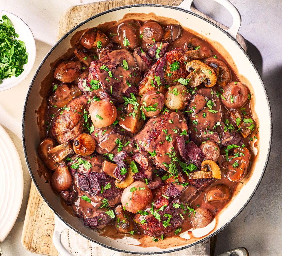 Main - Coq au Vin with Creamy Mash and Peas (GF)