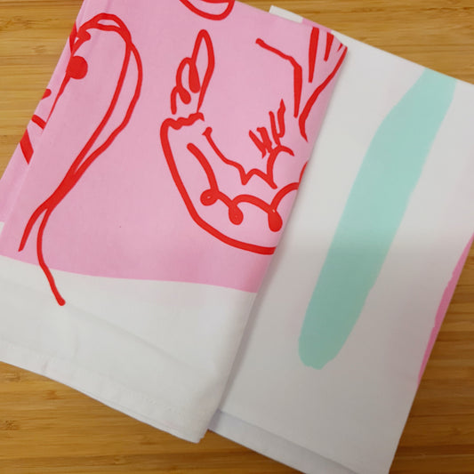 Homewares: Linen Tea Towel by Bright Threads